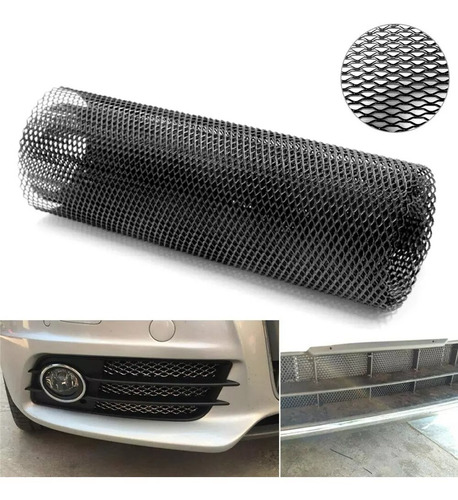 Imagen 1 de 2 de Rejilla Malla Aluminio Mascara Parachoque Tuning Rg_imports
