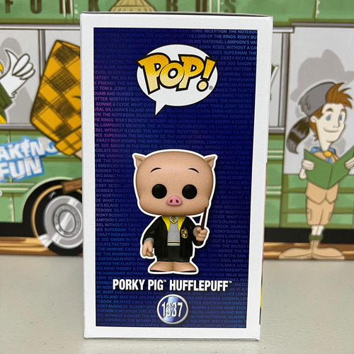 Funko Pop! Looney Tunes Porky Pig Hufflepuff 1337 Fall Conve