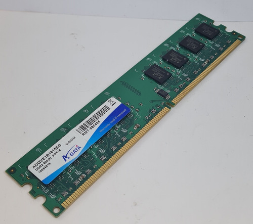 Memória Dimm Adata Ddr2 2gb 800mhz Adqve1b1615eg