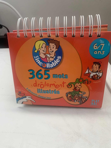 Calendario Francés P/ Aprender Palabras Divertidas 6/7 Años