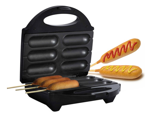 Banderillas Maker Maquina Para 6 Mini Corn Dog Antiadherente