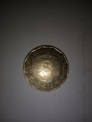 Moneda De 20 Pesos Conmemorativa Emiliano Zapata