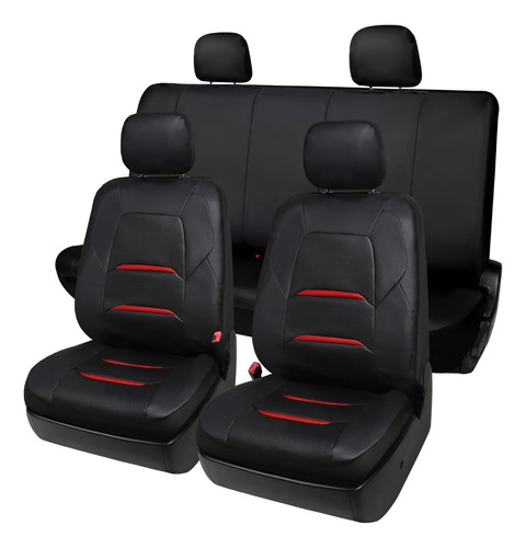 Cubreasientos Impermeables Mazda 2 Fundas De Asientos Rojo
