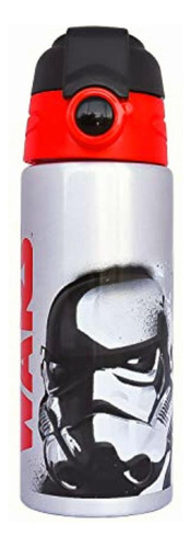 Disney Star Wars Stormtrooper Botella P Agua Aluminio, 600ml Color Multi