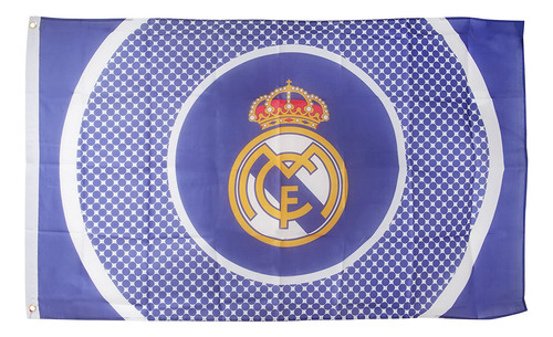 Real Madrid Bullseye Bandera (5 'x 3'), Azul
