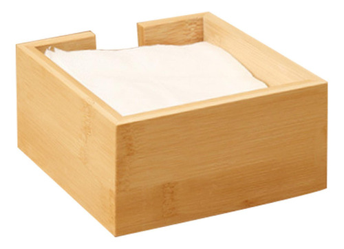 Cf Servilletero De Pie Porta Pañuelos De Madera Caja De