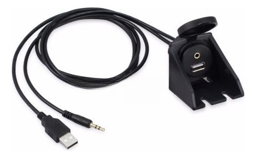 Kit De Coche Barco Dash Flush Mount Usb 3,5 Mm 1/8 Cable De 