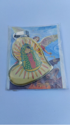 Dije  Corazón De Virgen Guadalupe 