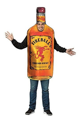 La Bola De Fuego Del Traje De Halloween Para Hombre Consigue