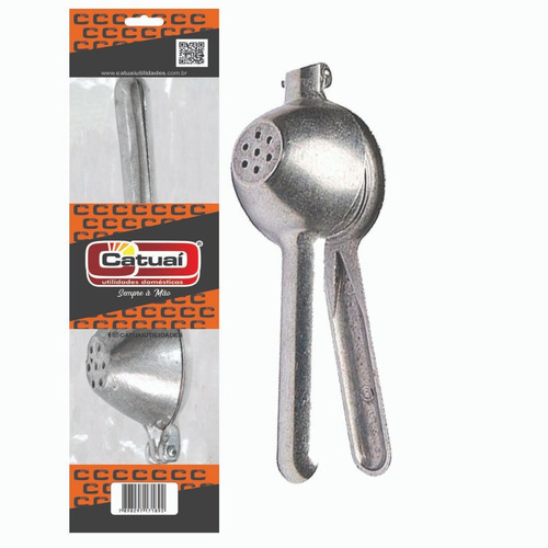 Imagem 3 de 6 de Kit Espremedor Aço Fundido Laranja Limão Alho + Brinde