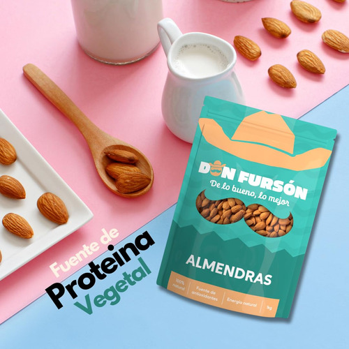 Don Fursón Almendras Enteras 1kg Almendra 100% Natural