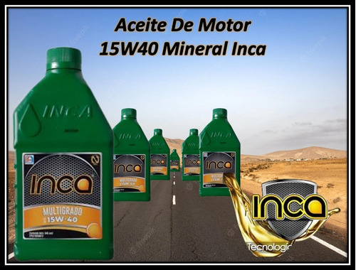 Aceite De Motor  15w40 Mineral Inca  