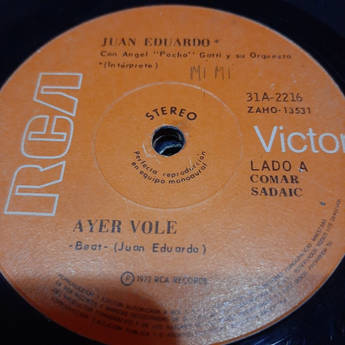 Simple Juan Eduardo Rca Victor 2216 C22