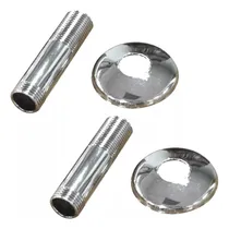 Comprar Kit Niple Cromado 1\u002F2 Pulgada Roseta Metálica Radiador Peisa