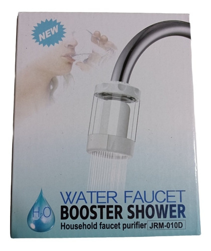 Imagen 1 de 3 de Purificador De Agua Para Grifo Shower Booster H2o Purificada