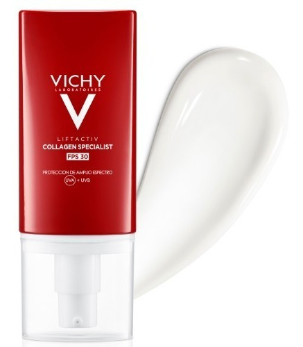 Imagen 2 de 5 de Agua Thermal Vichy Liftactiv Colagenist Spf30 50ml