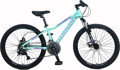      Bicicleta Sport Aro 24 Niña Altitude Verde