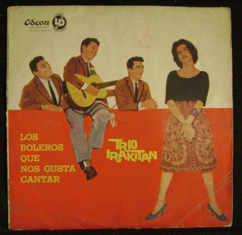 Trio Irakitan-boleros Que Nos Gusta-lp Vinilo-6,5 Puntos