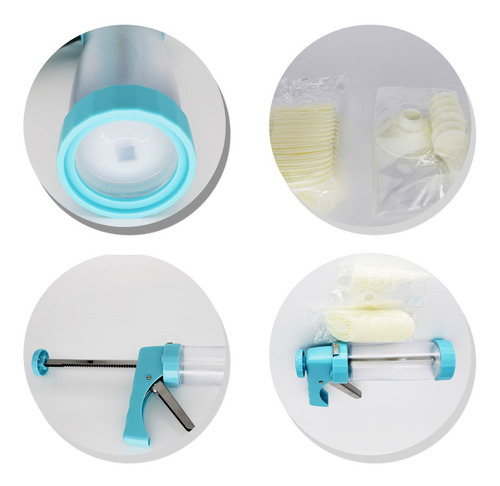 Imagem 5 de 7 de Kit Confeiteiro Bolo Cupcake Pistola Confeitaria Acessórios