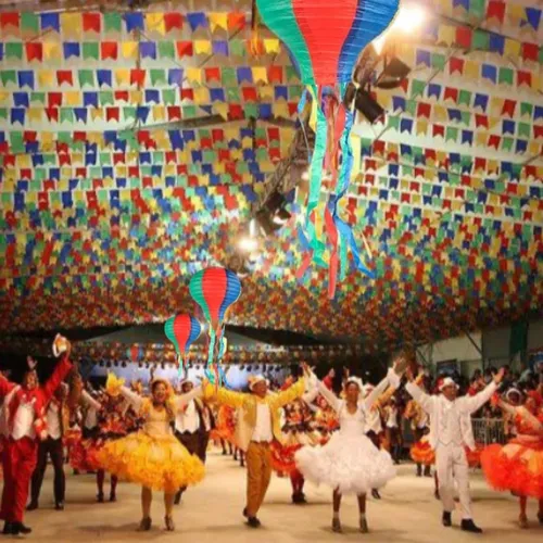 Balão Lanterna Pião Festa Junina 30cm