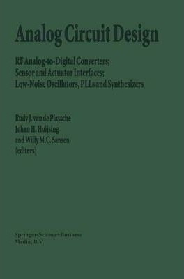 Libro Analog Circuit Design - Rudy J. Van De Plassche