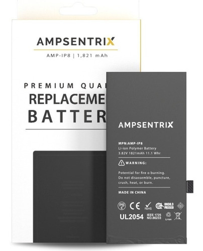 Bateria Ampsentrix Compatible iPhone 8 8g Modelo 2024