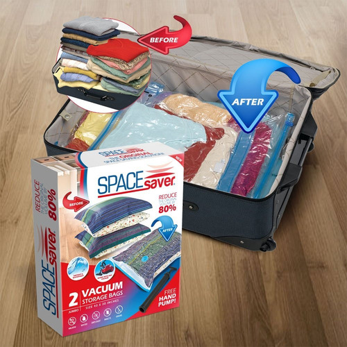 Spacesaver Premium Bolsas De Almacenamiento De Vacío Jumbo (