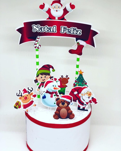 images Topos De Bolos Natalinos topo de bolo tema natal ii r 28 75