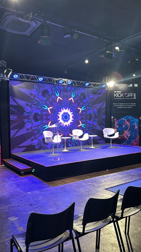 Locação De Painel Led P3, Som, Luz, Palco P/ Eventos Corp