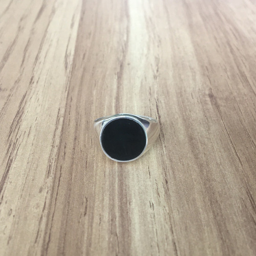 Imagen 3 de 10 de Anillo De Plata Ley 925 Para Hombre Con Piedra Agálea