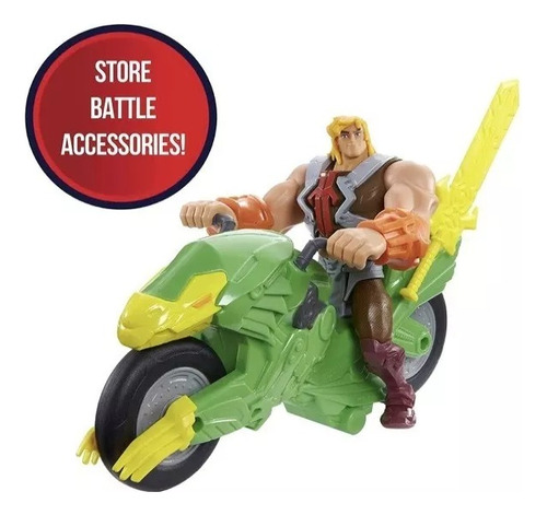 He-man Y Los Amos Del Universo Ground Ripper Con Motocicleta
