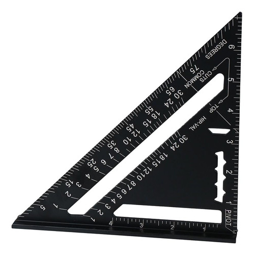 Urjumpea 7 Institución Regla Triangular De Techo 90 ° Ruler