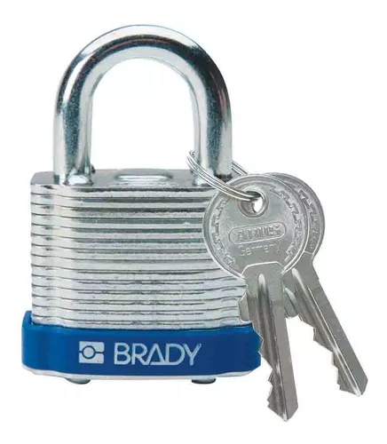 BRADY CANDADO DE SEGURIDAD CON ARCO DE ACERO DE 3 - MCCO International  Business