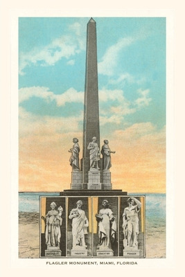 Libro Vintage Journal Flagler Monument, Miami, Florida - ...