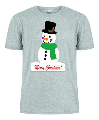 Camisetas Navideñas Muñeco De Nieve Navidad Para Todos