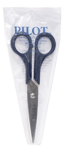 Tijera Para Costura Acero Inoxidable 5 Pulgadas Pilot 11-5 Color Azul