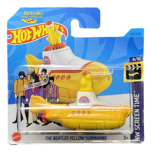 Hot Wheels The Beatles Yellow Submarine 2023 Submarino