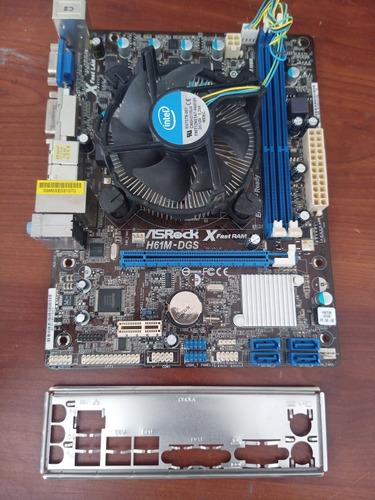 Tarjeta Madre Asrock H61m-dgs +i5 2400.