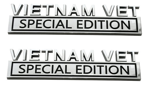 2 Emblemas De Edición Especial De Vietnam Vet, Calcomanías E