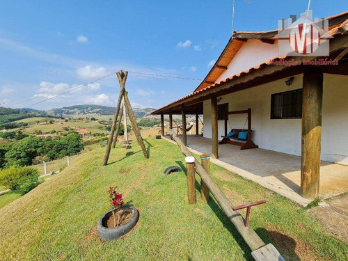 Imagem 2 de 30 de Linda Chácara Com 4 Dormitórios, Móveis Planejados, Varanda, Pomar, Bem Localizado, À Venda, 6000 M² Por R$ 800.000 - Rural - Socorro/sp - Ch1086