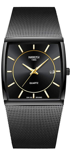 Nibosi Mens Watch, Business Fashion Top Brand Luxury Dress C