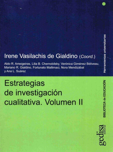 Estrategias De Investigación Cualitativa (vol. Ii) - Vv.aa