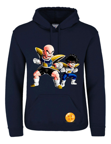 Sudadera De Dragon Ball Z Gohan Y Krilin Con Traje Saiyajin