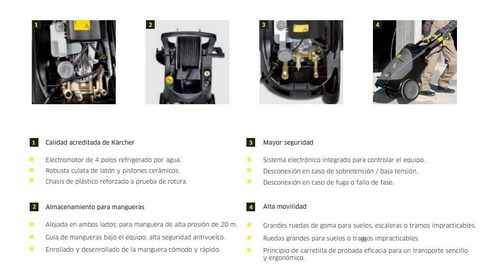 Hidrolavadora De Alta Presión, Profesional. Hd 10/25 Karcher