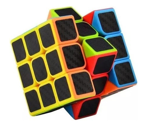 Cubo Rubik Rompecabezas Cubo Rubik Mágico Carbono 3x3