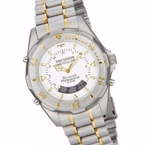 Relógio Technos Masculino Skydiver T20557/9b Misto / Bicolor