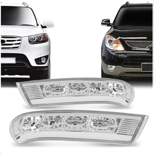 Par Pisca Retrovisor Santa Fe 2010 2011 2012 2013