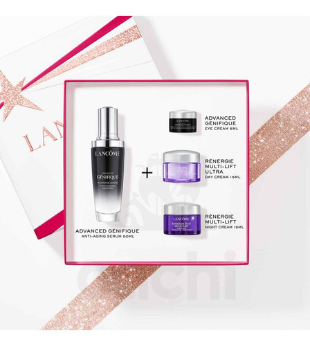 Set Lancome Genifique 50ml + Eyes + Multilift+ Nuit Tipo De Piel Todo Tipo De Piel