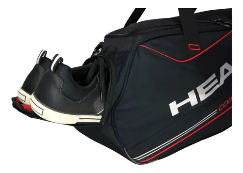 Bolso Deportivo New Combat 45 Negro Rojo Head MercadoLivre