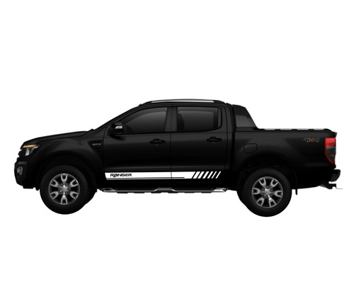 Adesivo Nova Ford Ranger Faixa Lateral Personalizado 127